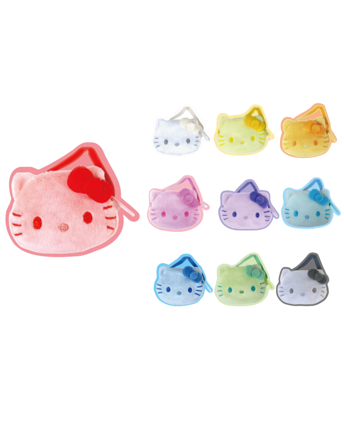 Hello Kitty - Color Variation Mini Doll Plush Pochette | Kira Kira ...